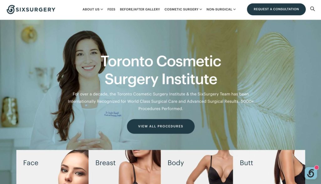 Toronto Cosmetic Surgery Institute Homepage