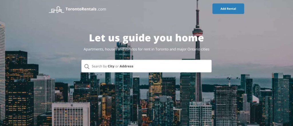 TorontoRentals Homepage