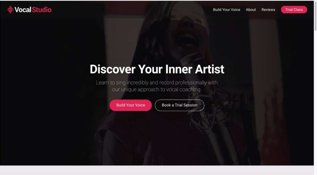 Vocal Studio Homepage