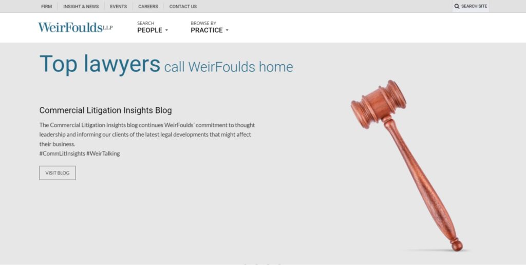 Weirfoulds Homepage
