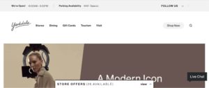 Yorkdale Shopping Centre Homepage