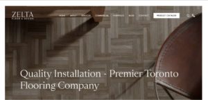 Zelta Floor & Design Homepage