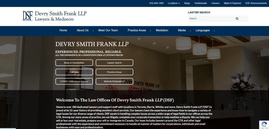 devrylaw Homepage