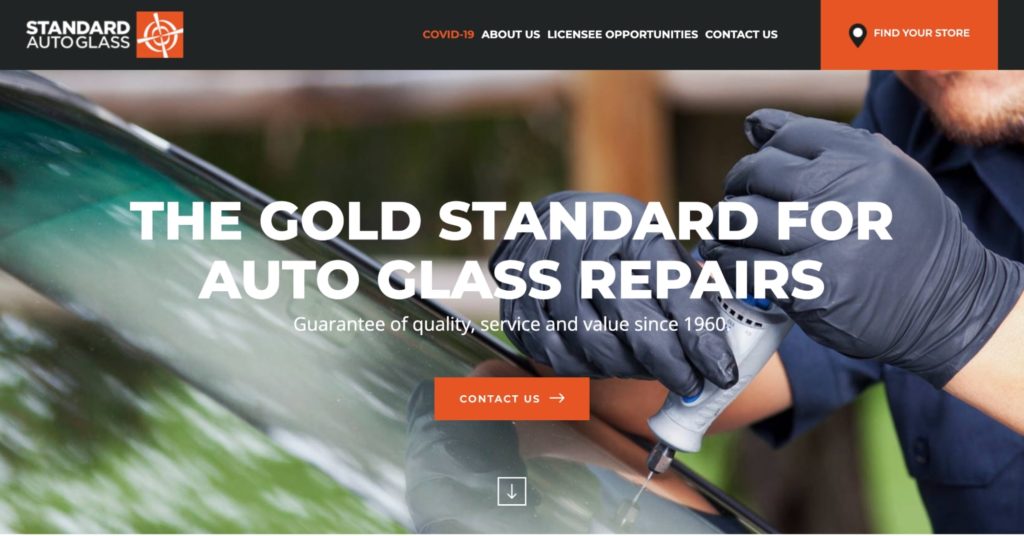 Standard Auto Glass Homepage