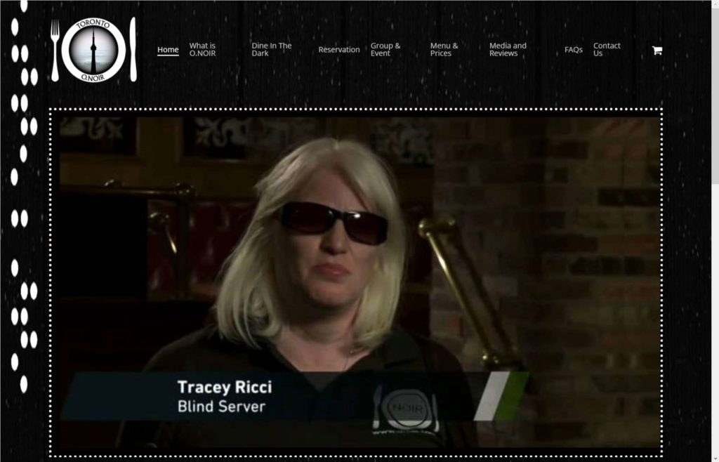 O.Noir Restaurant Homepage