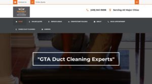 Air Force Duct Cleaning homepage