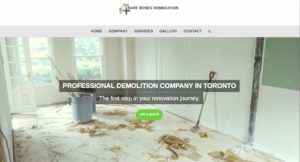 Bare Bones Demolition Homepage