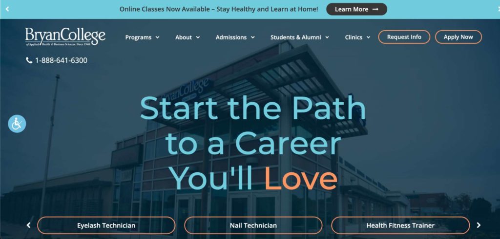 Bryan College homepage