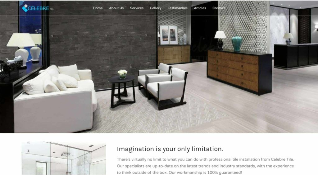 Celebre Tile Homepage