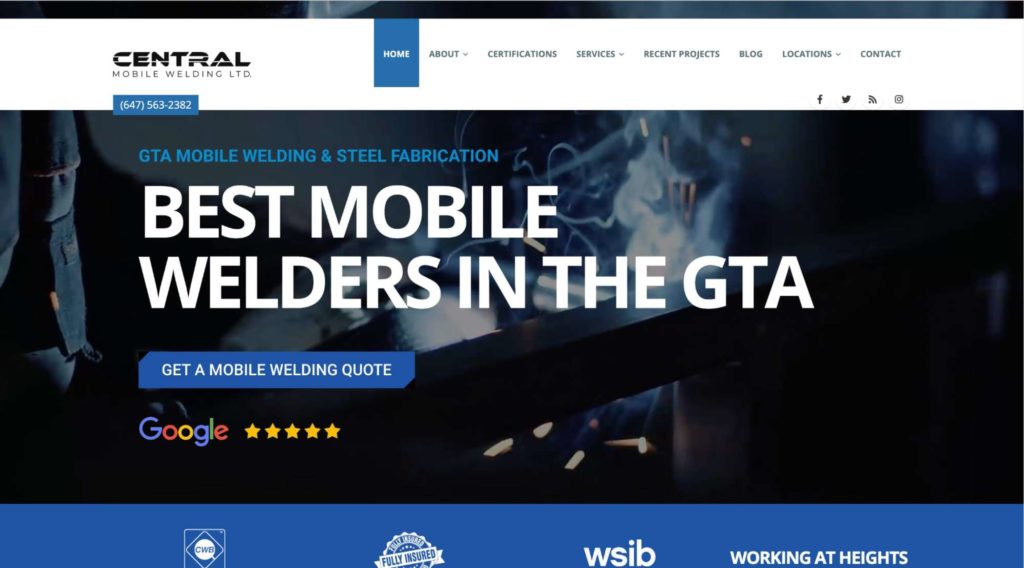 Central Mobile Welding Homepage