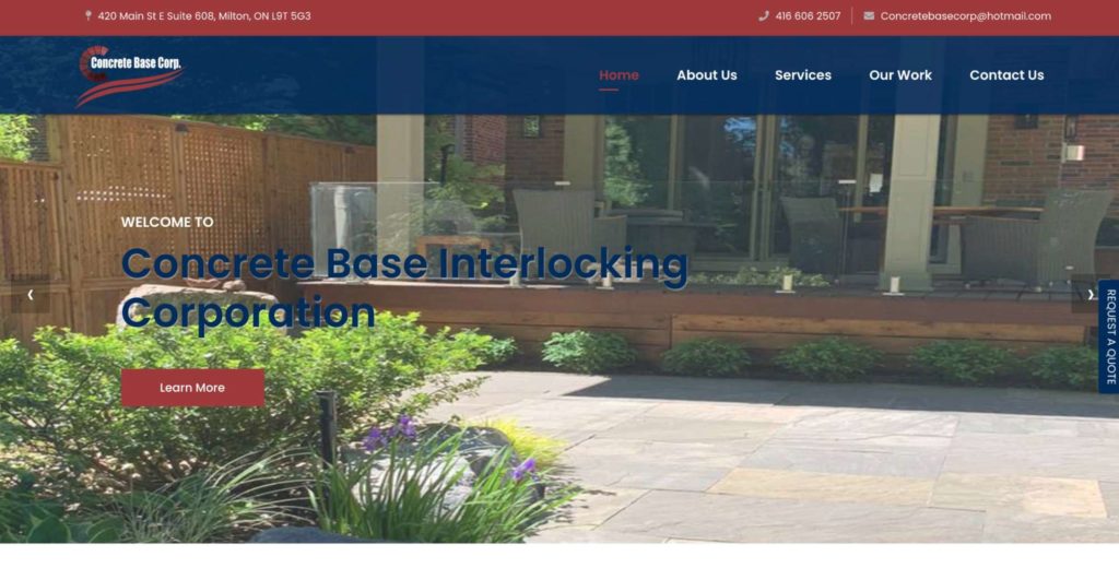 Concrete Base Corporation Homepage