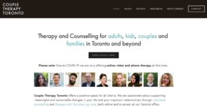 Couple Therapy Toronto homepage