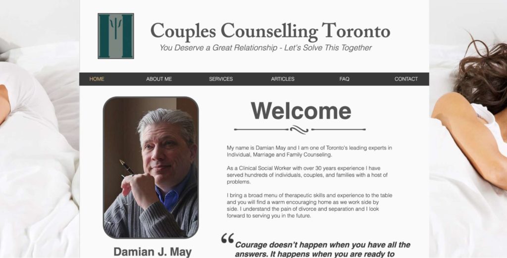 Couples Counselling Toronto homepage