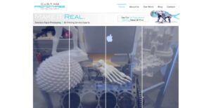 Custom Prototypes homepage