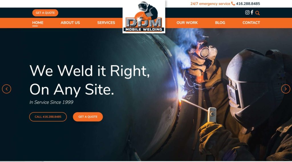 DDM Mobile Welding Homepage