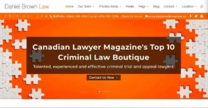 Daniel Brown Law homepage