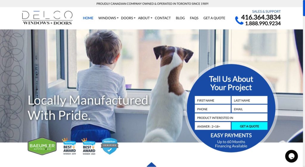 Delco Windows and Doors Homepage