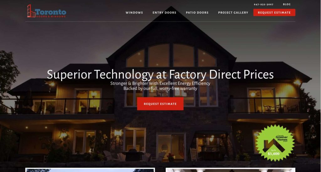 Doors and Windows homepage