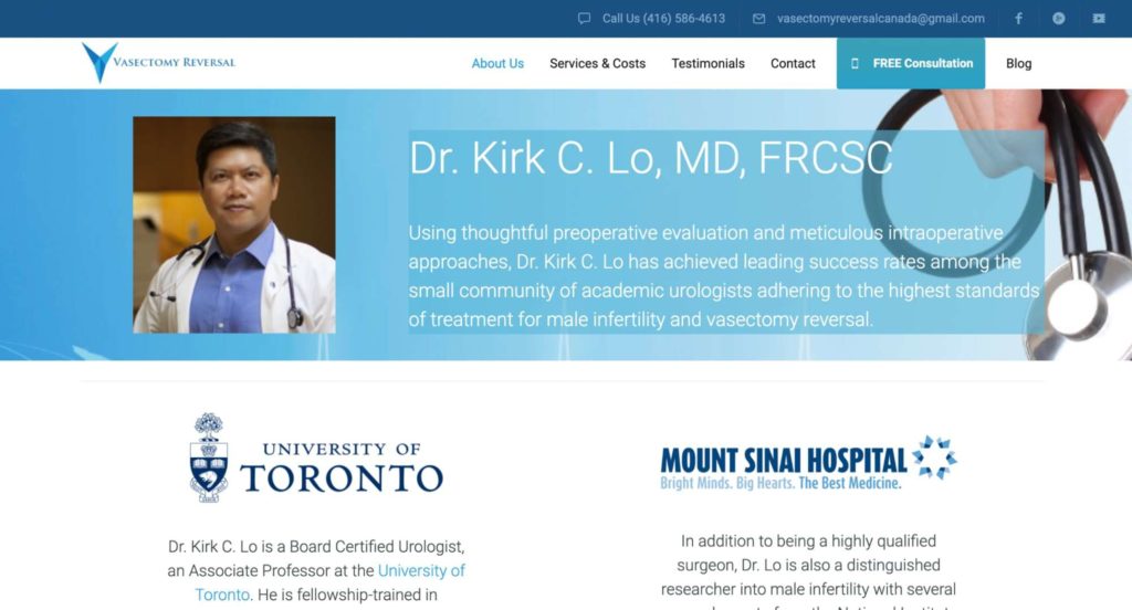 Dr. Kirk Lo Homepage