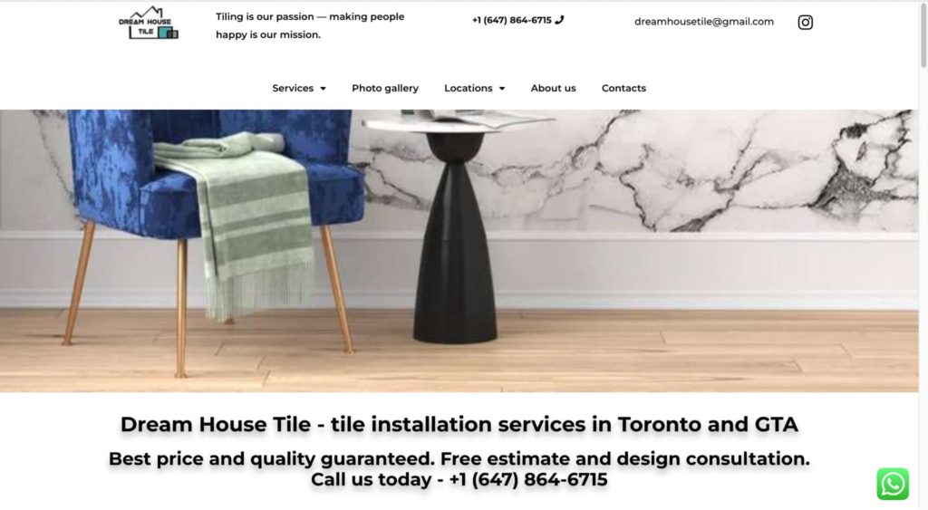 Dream House Tile Homepage