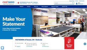 FASTSIGNS homepage