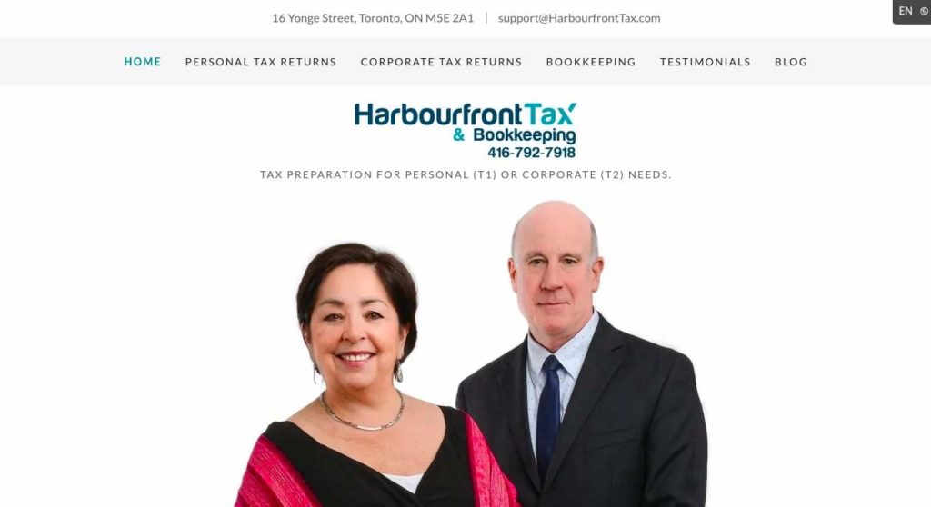 Harbourfront Tax homepage