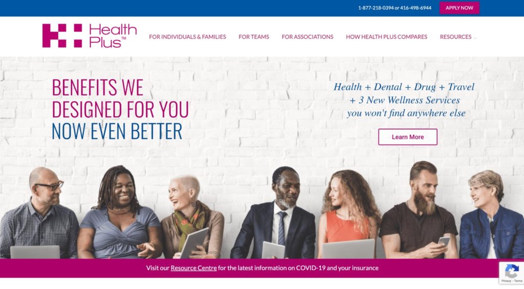 Health Plus Insurance Homepage