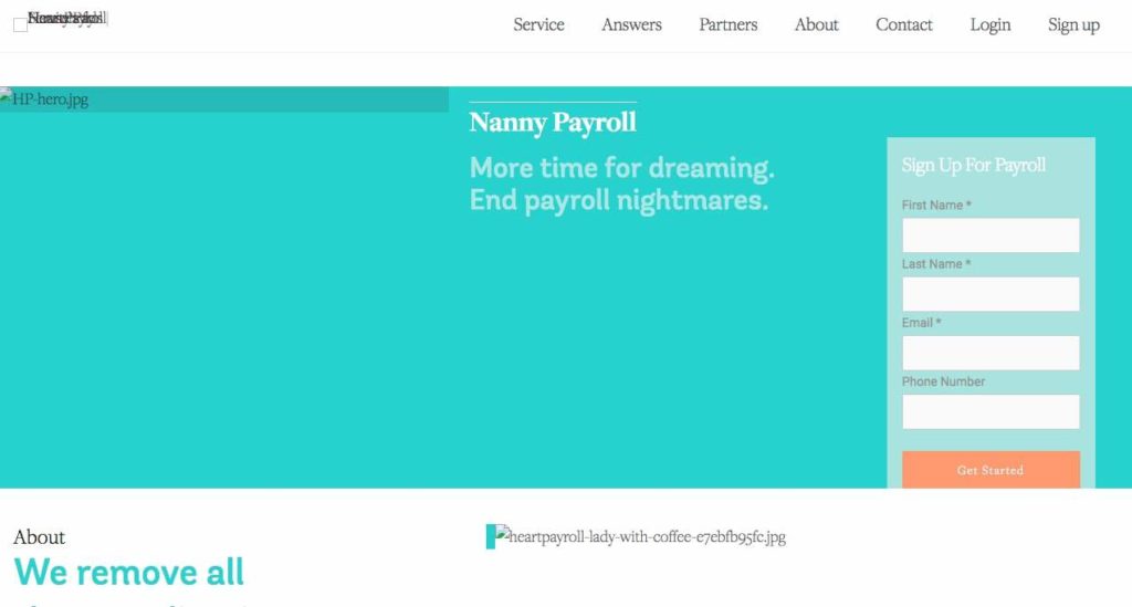 HeartPayroll Homepage