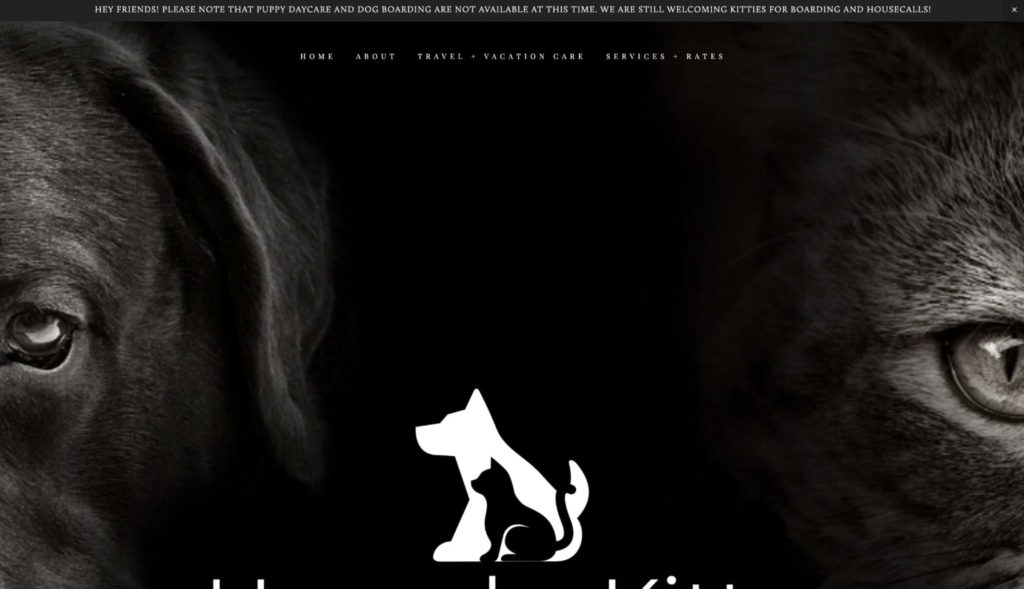 Hound + Kitty homepage