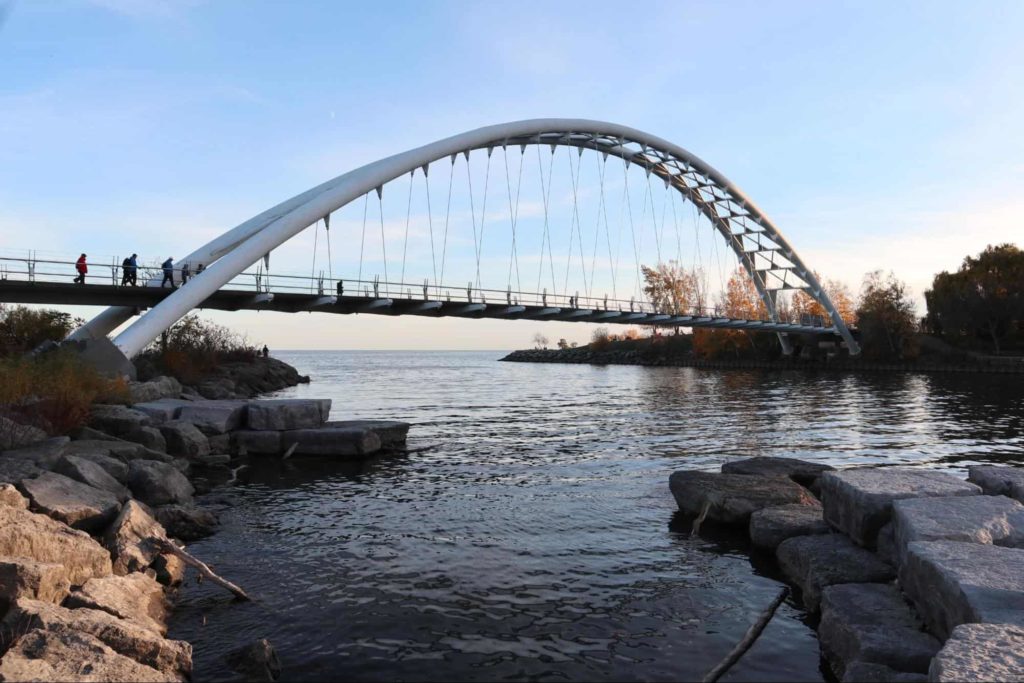 Humber Bay Arch Bridge Love Locked