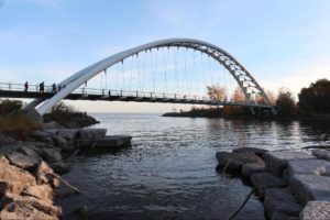 Humber Bay Arch Bridge Love Locked