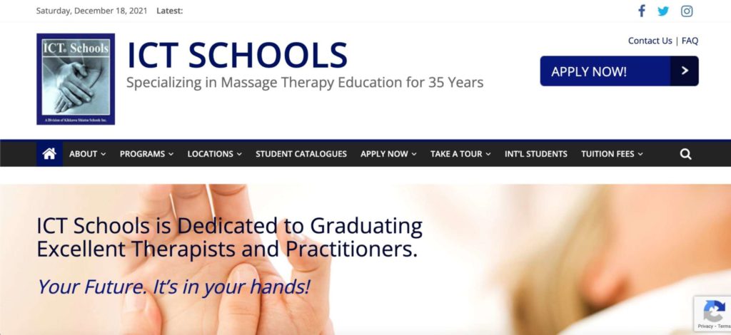 ICT Kikkawa College homepage