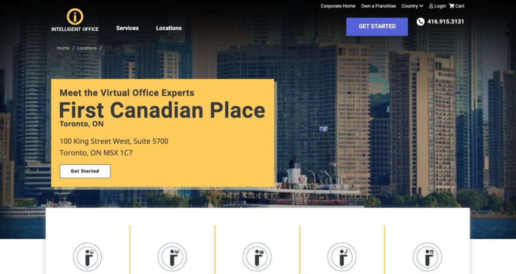 Intelligent Office homepage
