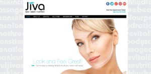 Jiva Spa homepage