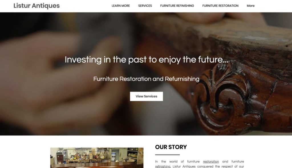 Listur Antiques Homepage