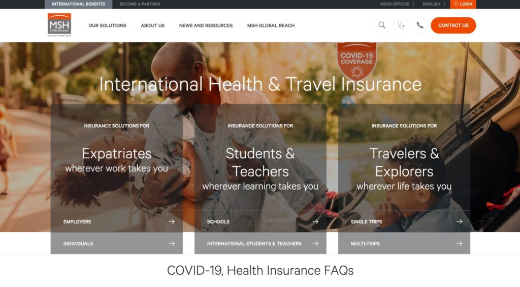 MSH International Canada Homepage