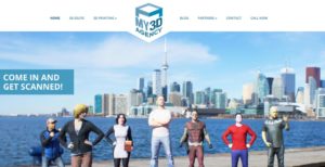 MY3D Agency homepage