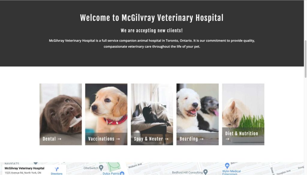 McGilvray Veterinary Hospital Homepage