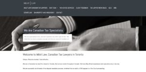 Milot Tax Law Homepage