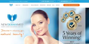 NewDermaMed homepage