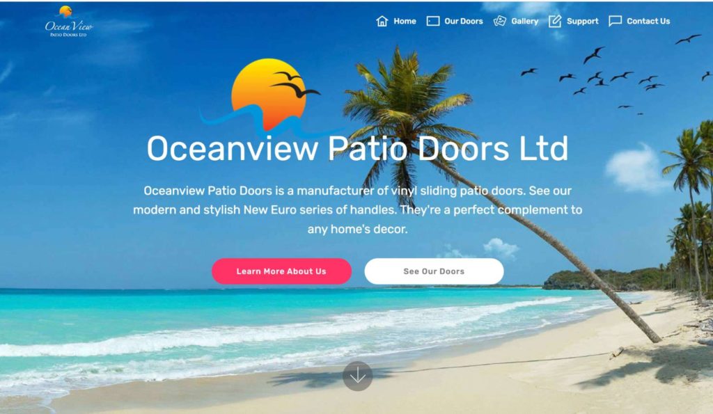 Oceanview Patio Doors Homepage