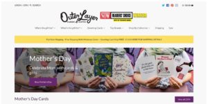 Outer Layer Cards & Gifts homepage