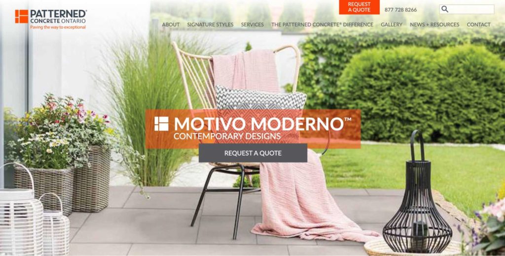 Patterned Concrete Ontario Inc. Homepage