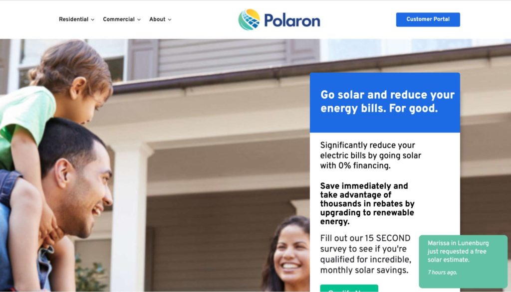 Polaron Solar Energy Homepage