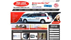 Pre-Lock Security Services Inc. Homepage