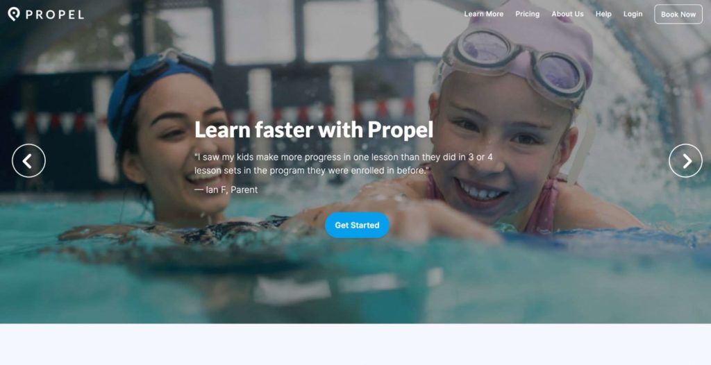 Propel homepage