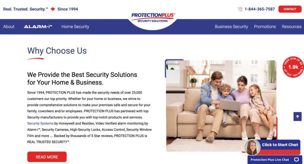 Protection Plus Homepage