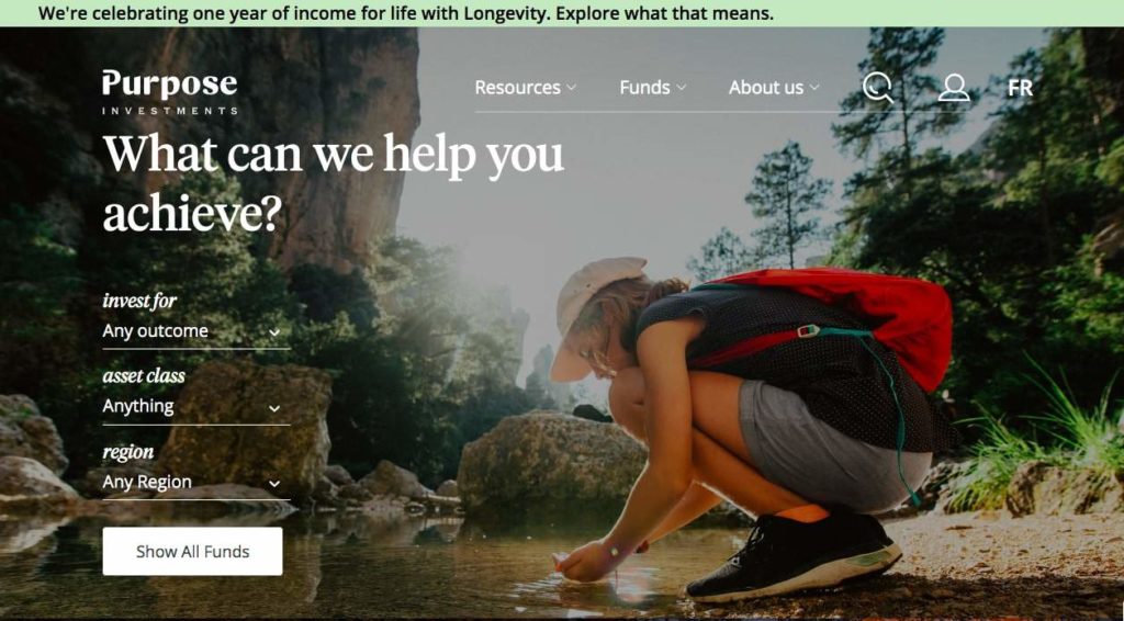 Purpose Investments Homepage
