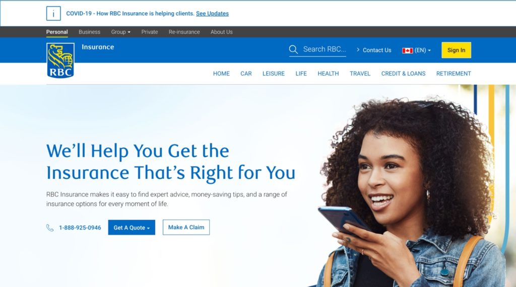 RBC Insurance Homepage