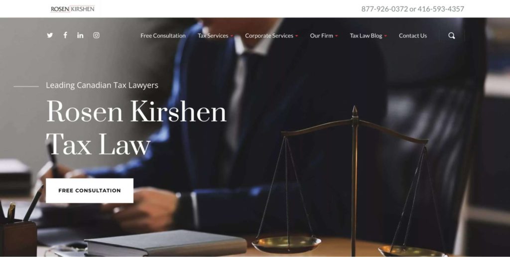 Rosen Kirshen Tax Law Homepage